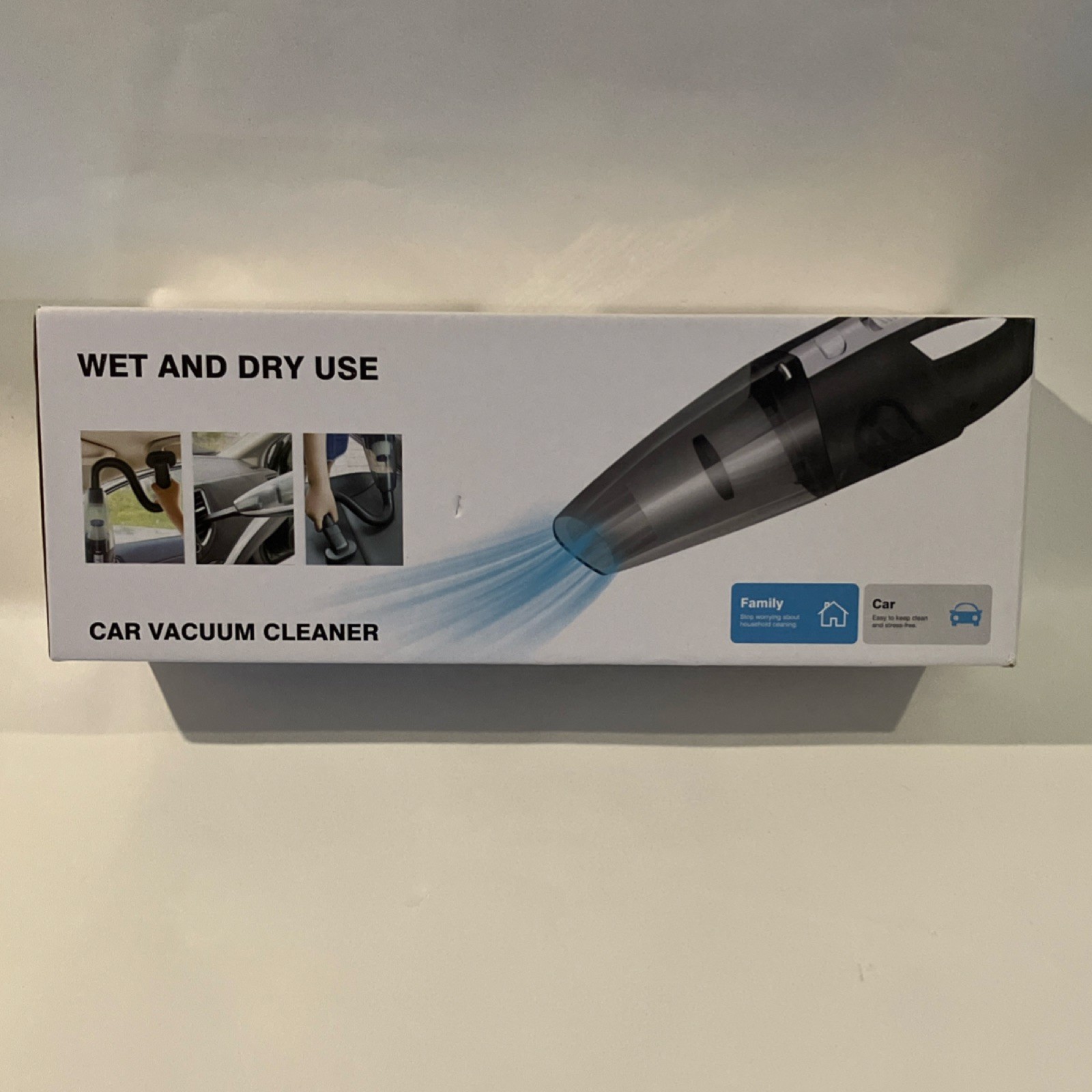 Mini Handheld Car Vacuum Cleaner Lightweight, Wet and Dry