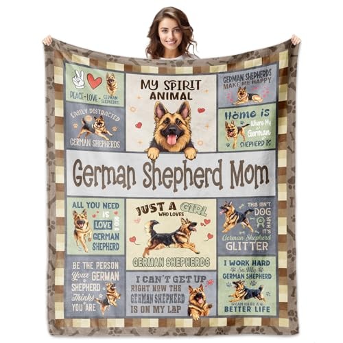 Gifts Blanket 60"X50" Mom Gifts Gifts for Women Mom Gifts German Shepherd 60*50