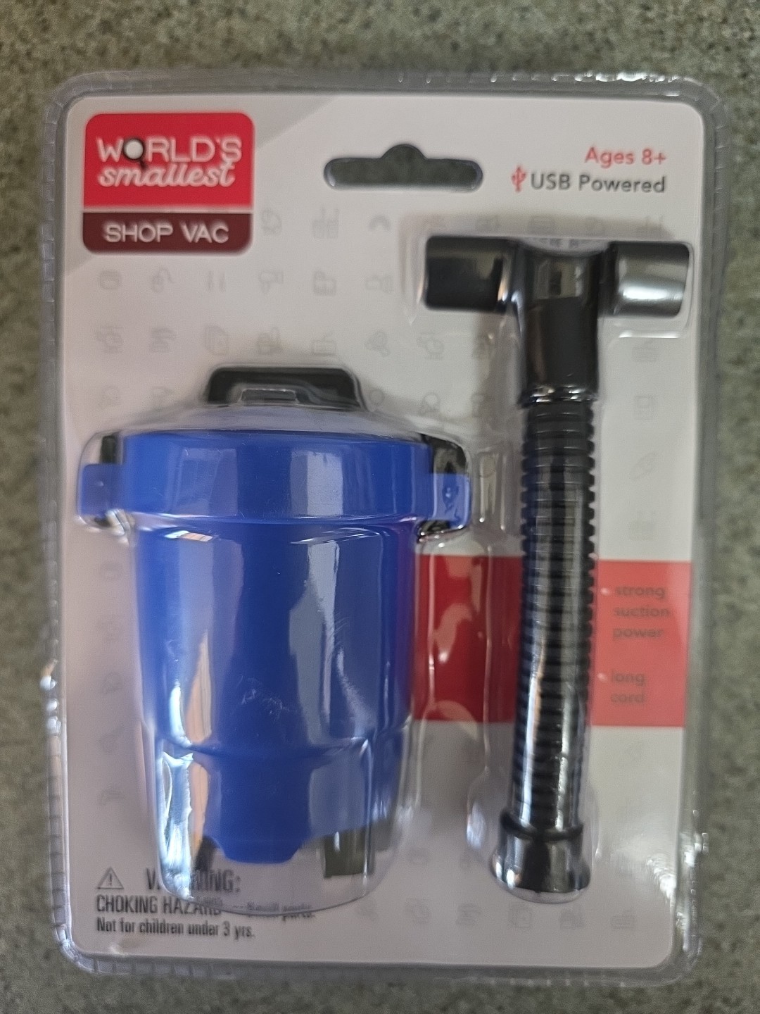 World's Smallest Shop Vac USB Powered. NIB/SEALED.