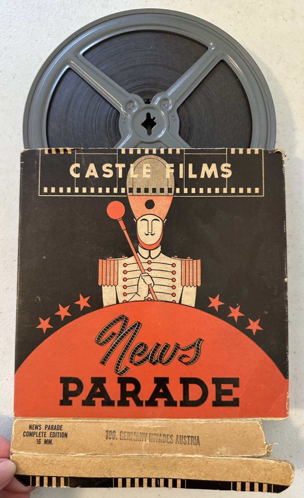 Germany Invades Austria WWII 16 mm News Parade Castle Films 106 reel film 1938