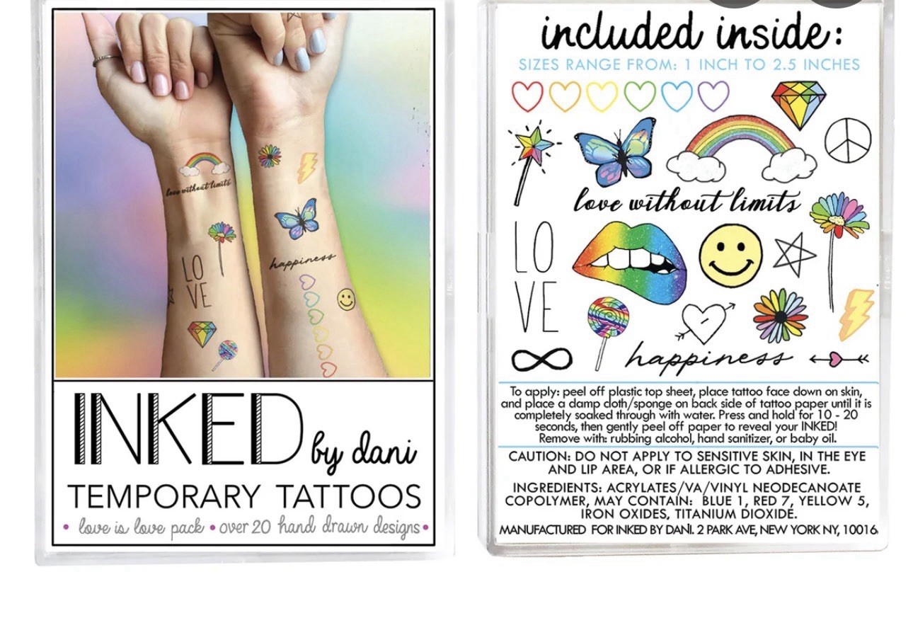 Inked by Dani Deluxe Temporary Tattoo Gift Set