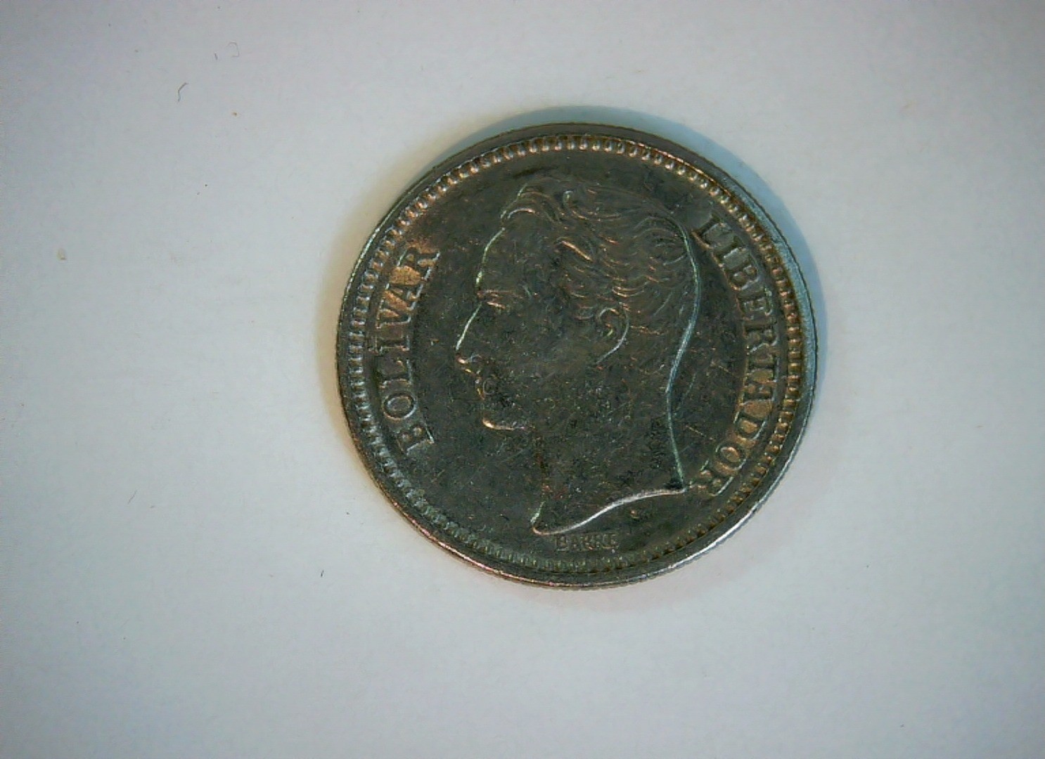 Venezuela 1965 50 Centimos Venezuela 50 Centimos (Bolívar portrait / coat of arm