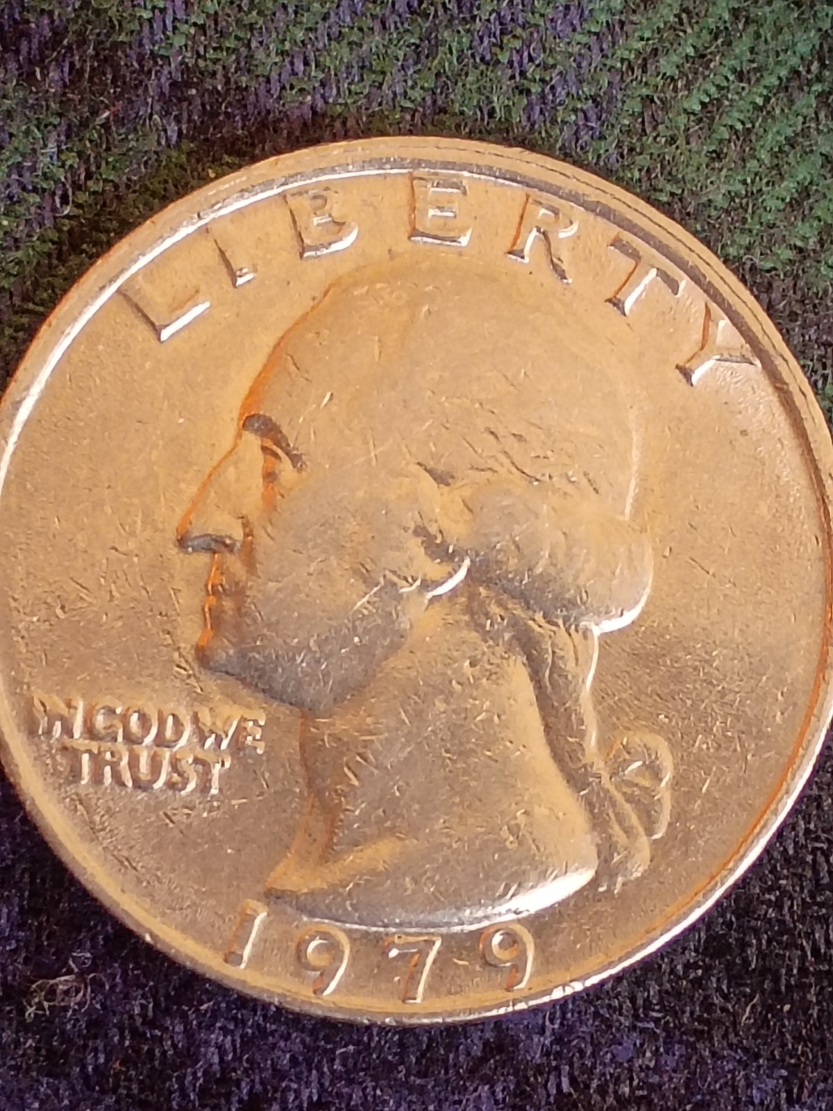 1979 Washington Quarter Dollar Copper Circulated Lot of 1 US Coins