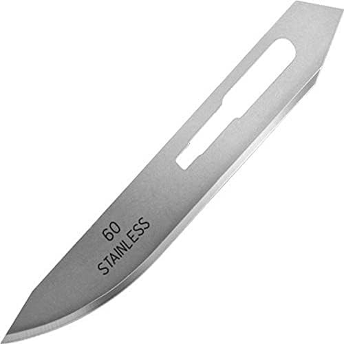 Piranta Stainless Steel Replacement Blades – 100 Pack, Razor-Sharp Surgical