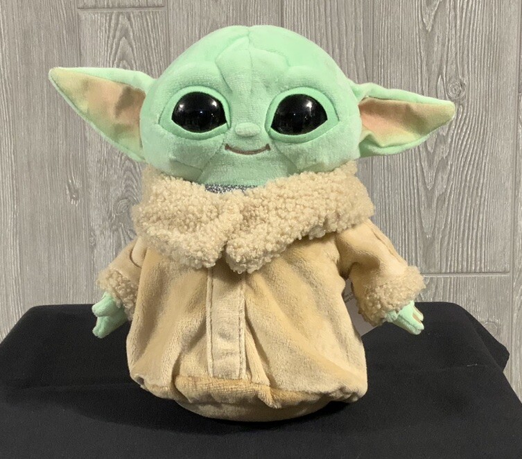 NEW~Star Wars The Mandalorian Grogu 8" Baby Yoda Plush Disney Mattel #1838M