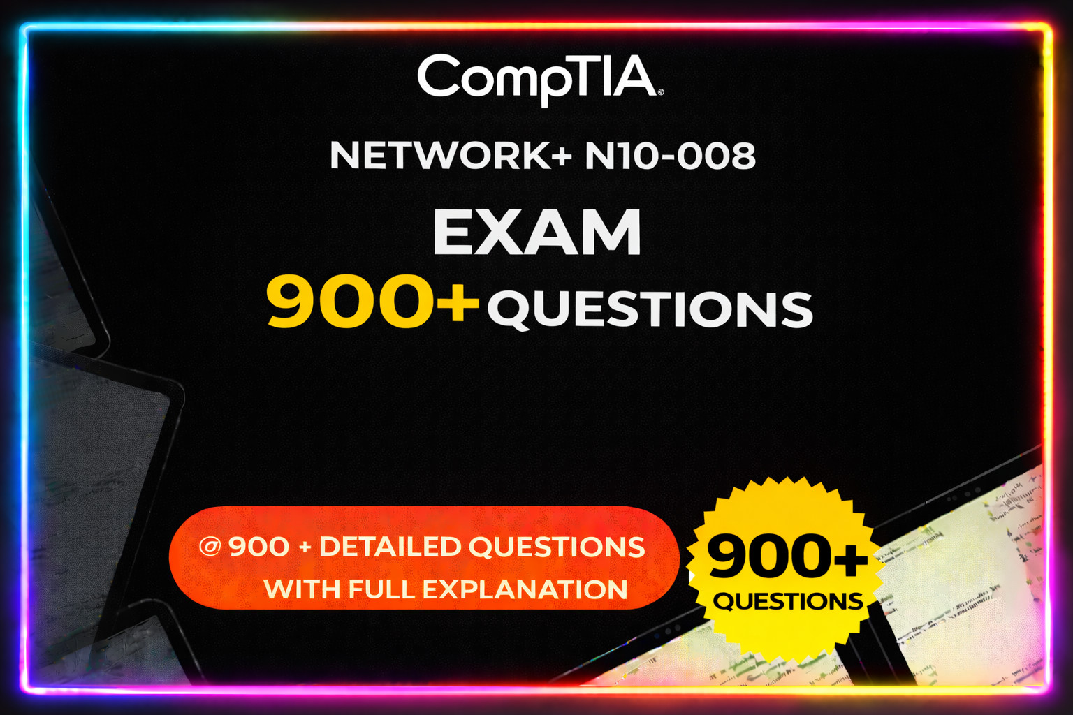 CompTIA Network+ N10-008 Exam 900+ New Questions 2026