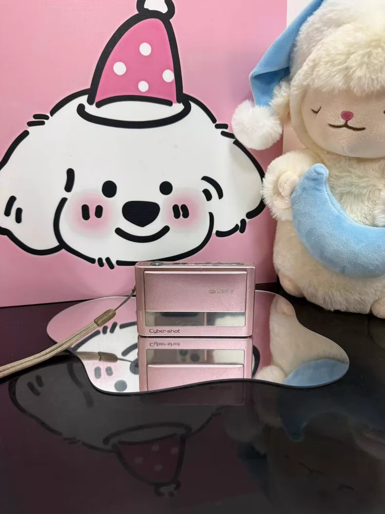 Sony Cyber-Shot DSC-T20 Pink Digital Camera 8.1MP 3x Zoom Slightly Used