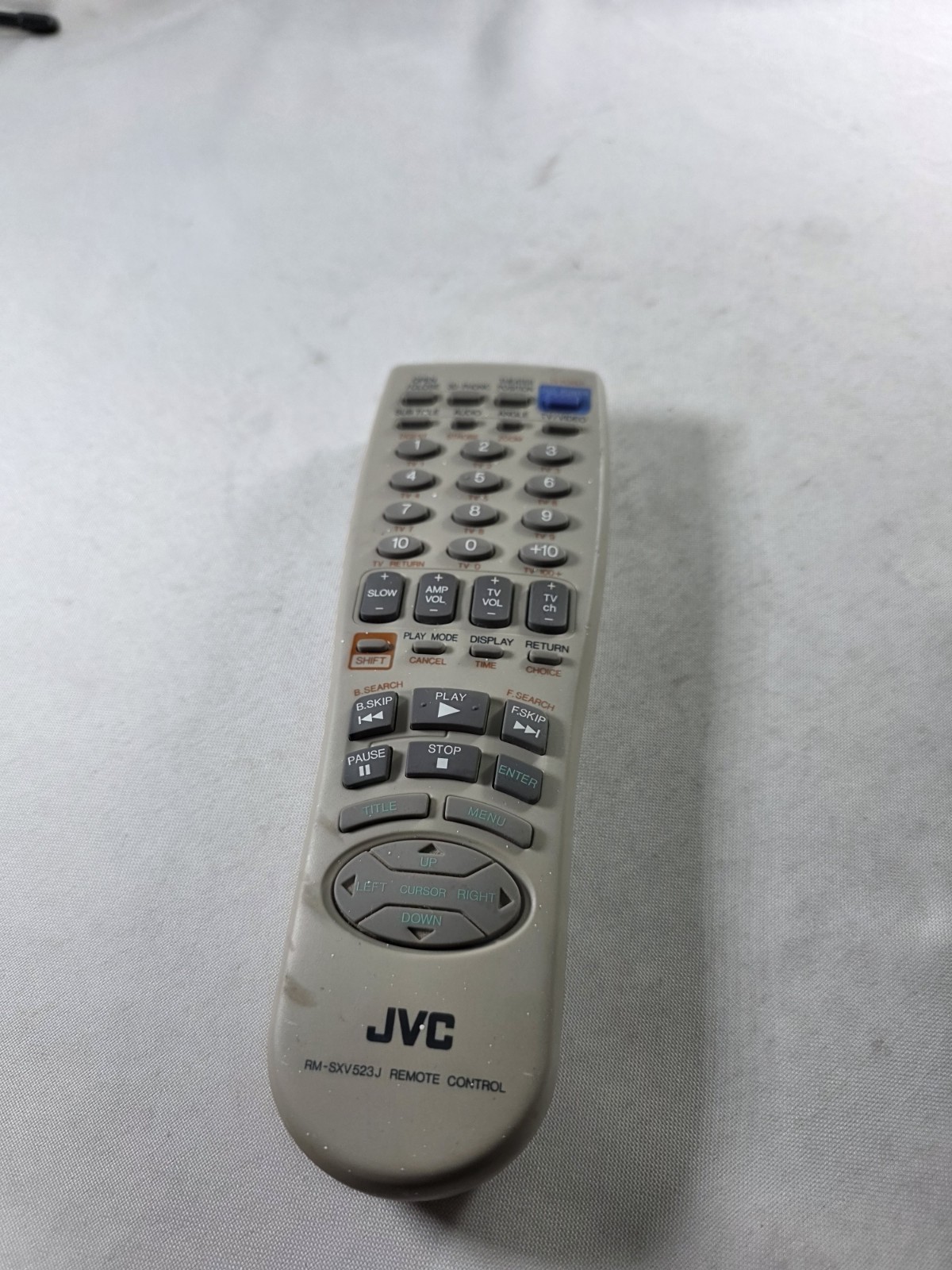 Genuine JVC RM-SXV523J DVD Remote for RM-SXV523 RTRMSXV523J RMSXV523J XV523GD