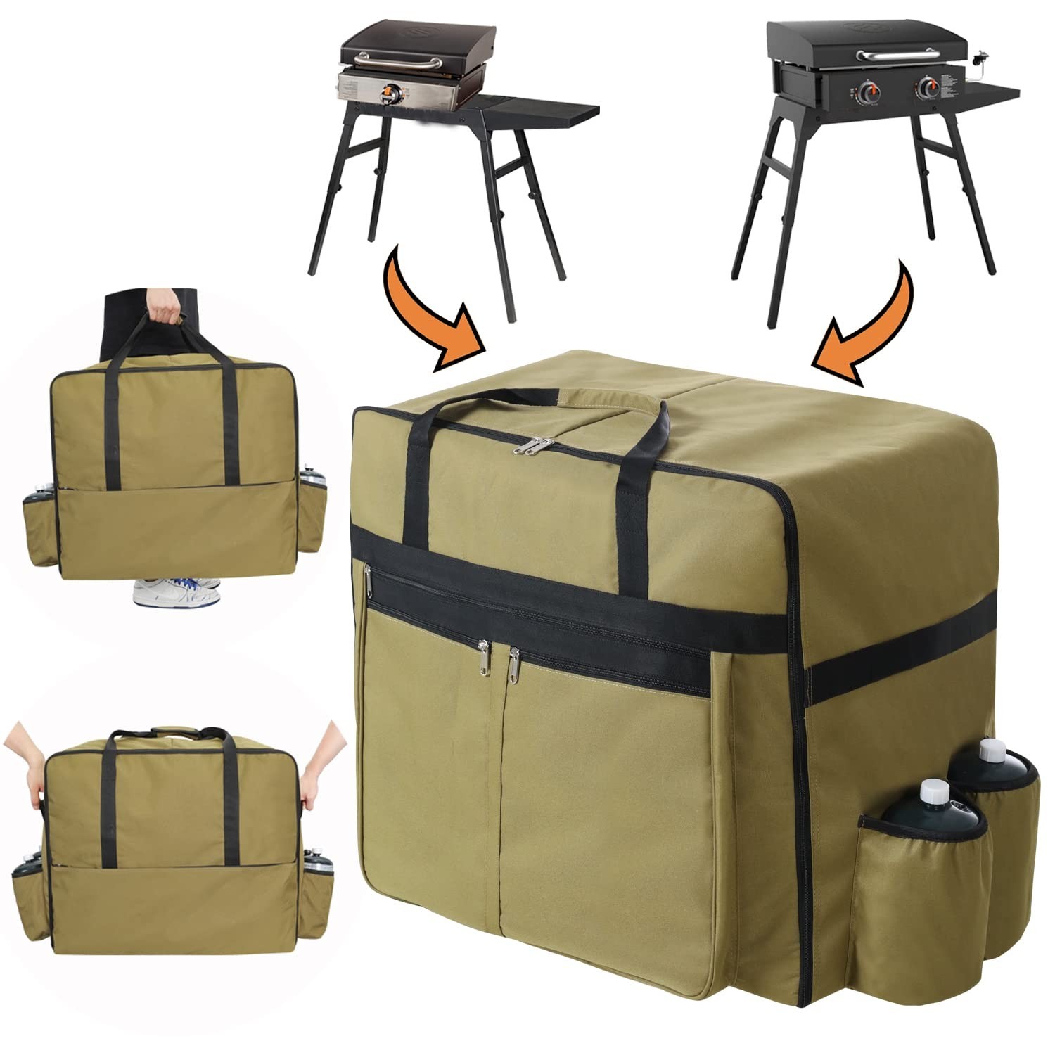 Griddle Cover for Blackstone 22 Inch Grill, 17" Griddle Carry Bag Accessories...