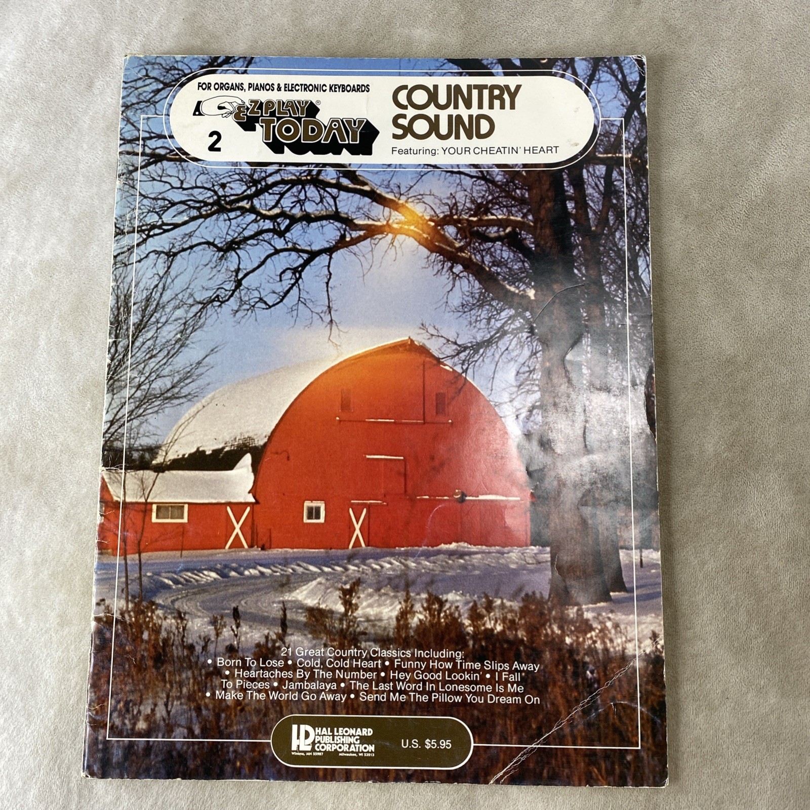 EZ Play Today Hal Lenard Organs Portable Keyboard Guitar #2 Country Sound