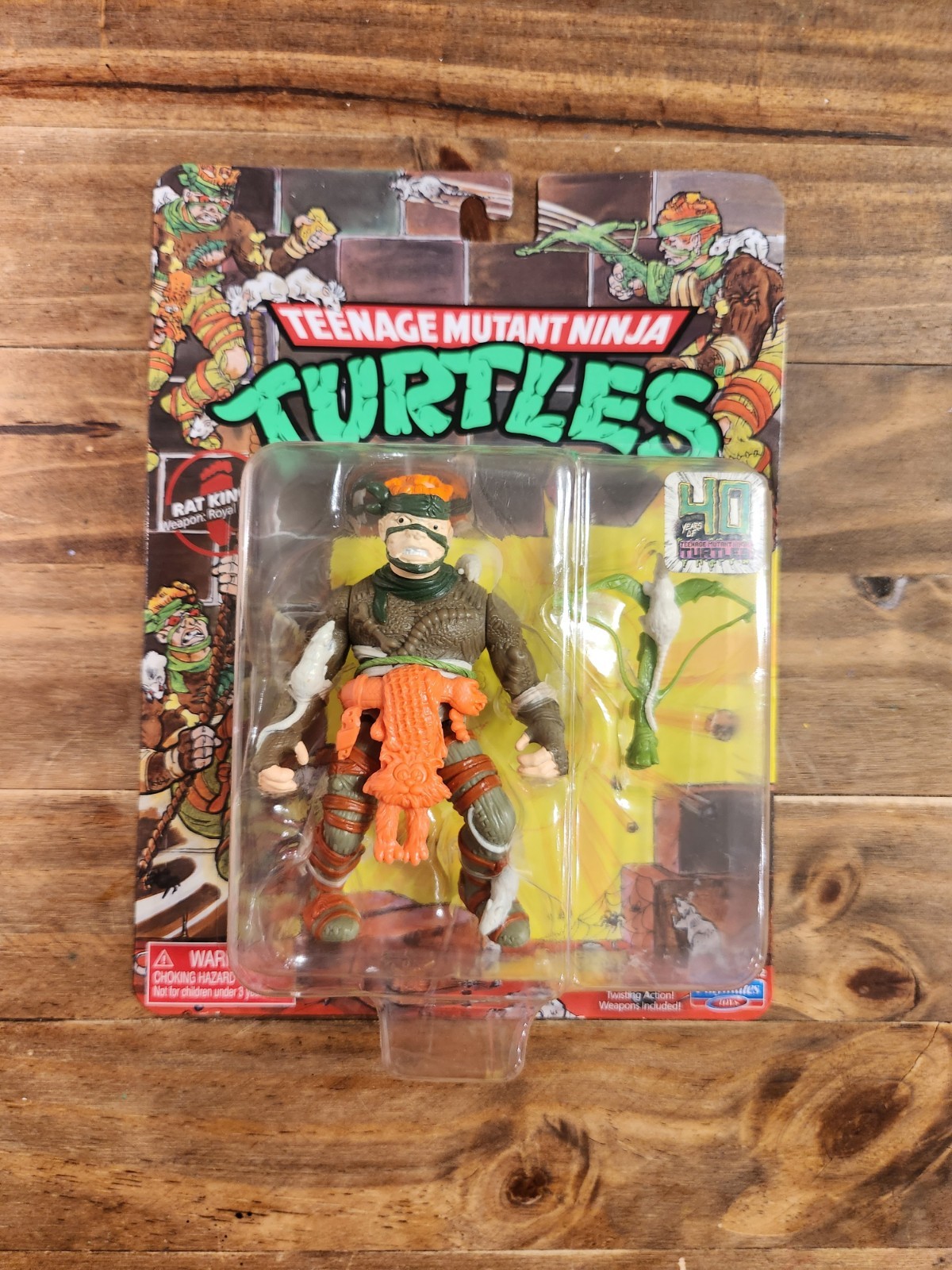 Teenage Mutant Ninja Turtles 🐢 Rat King Retro Classic Figure Playmates NIB