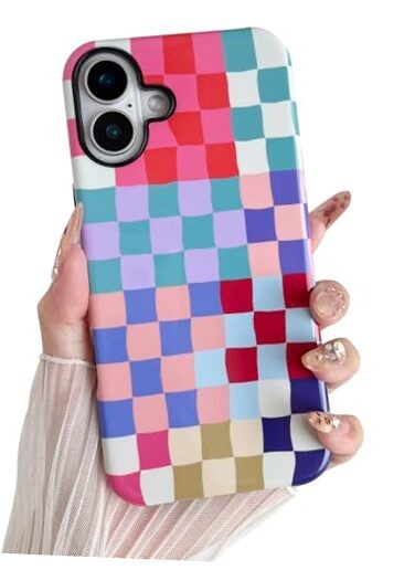 Compatible with iPhone 16 Case For iPhone 16 (6.1-inches, 2024) Colorful 1