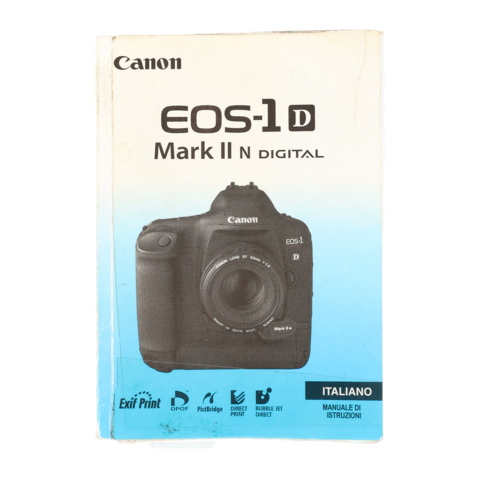 Manual Canon EOS - 1 D Mark 2 II N Manual Di Insruzioni EOS-1D