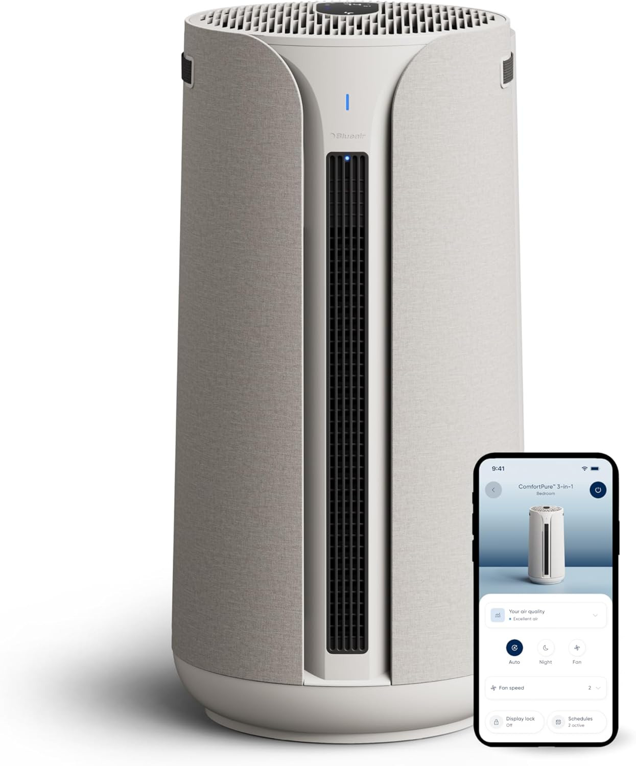 Comfortpure Most Powerful 3-In-1 Cooling, Heating, Air Purifier – Hepasilent Cle