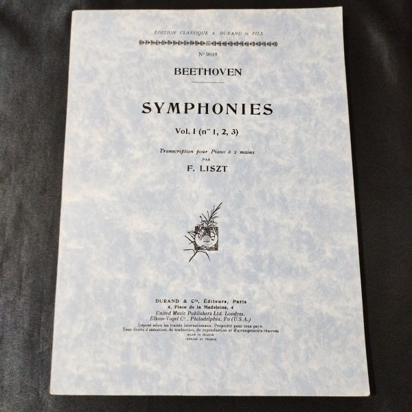 Sheet Music Piano Solo Arrangements List Arrangements Beethoven Symphonies Vol.