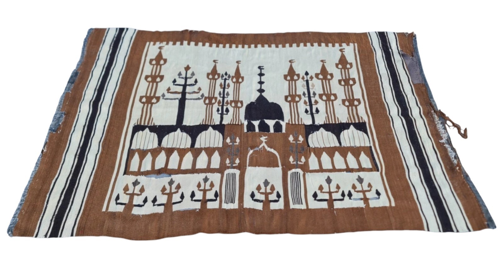 Antique Rug, Handmade rug, Brown rug, wall decor, nomad kilim, Wool kilim rug