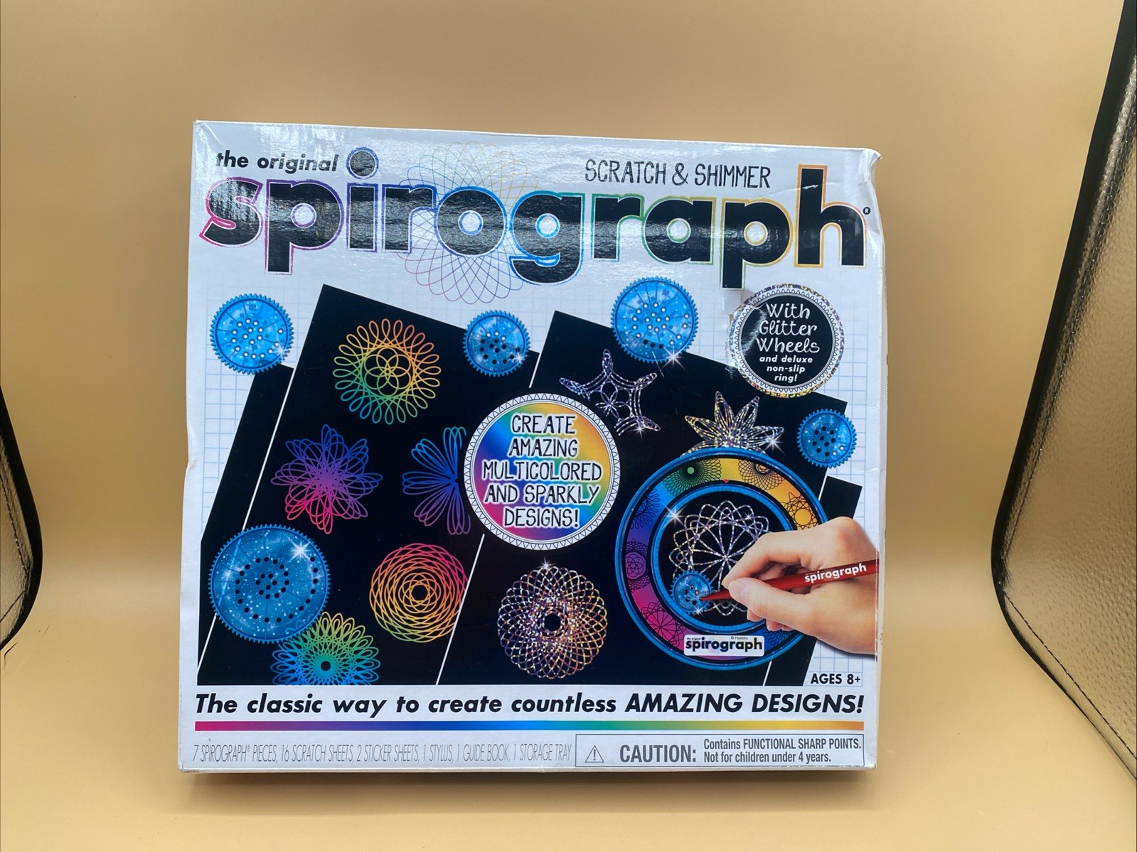 Spirograph Scratch &  Shimmer - Design Toy - Portable Arts & Crafts Activity Set