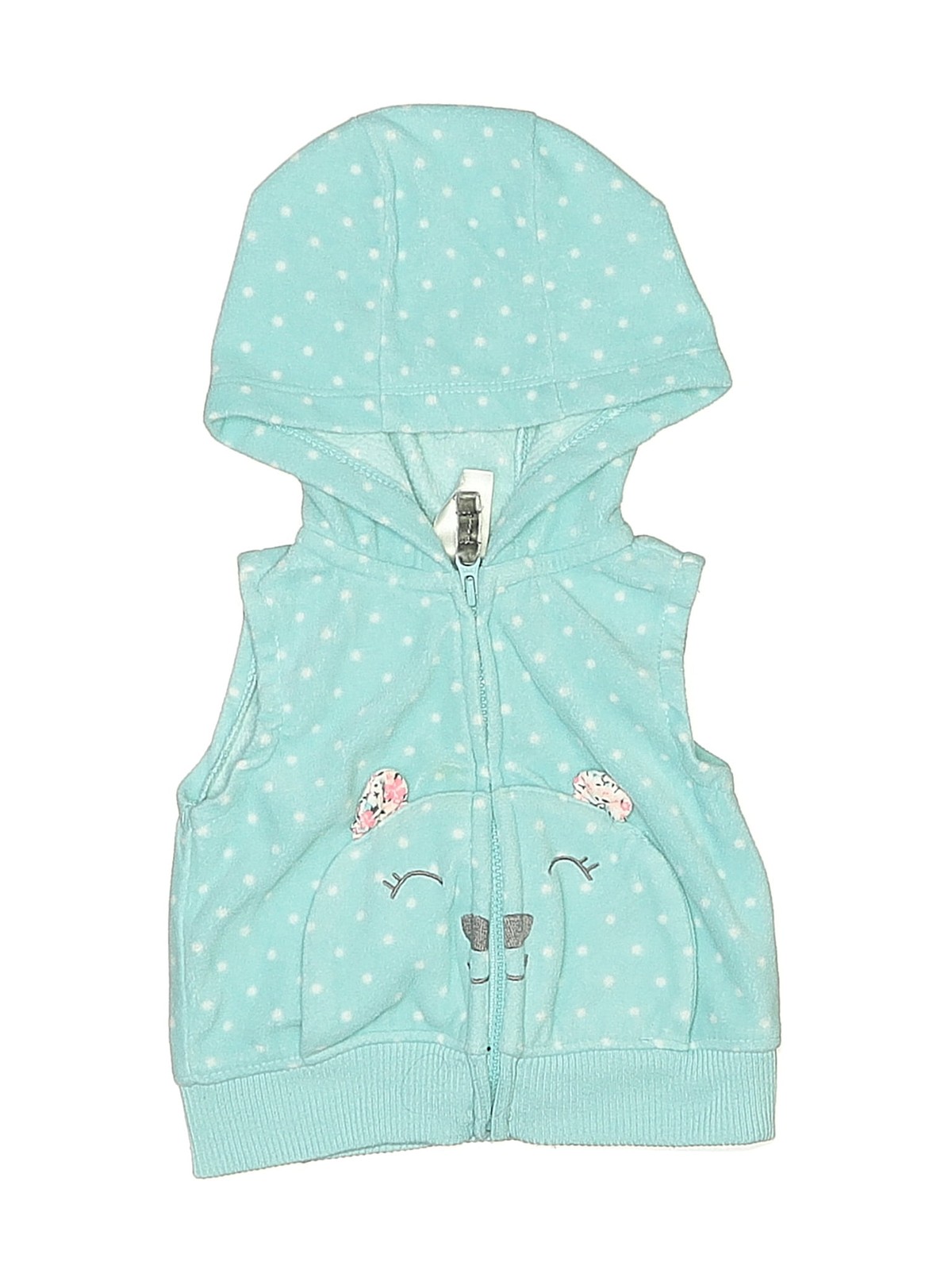 Carter's Girls Green Vest 3 Months