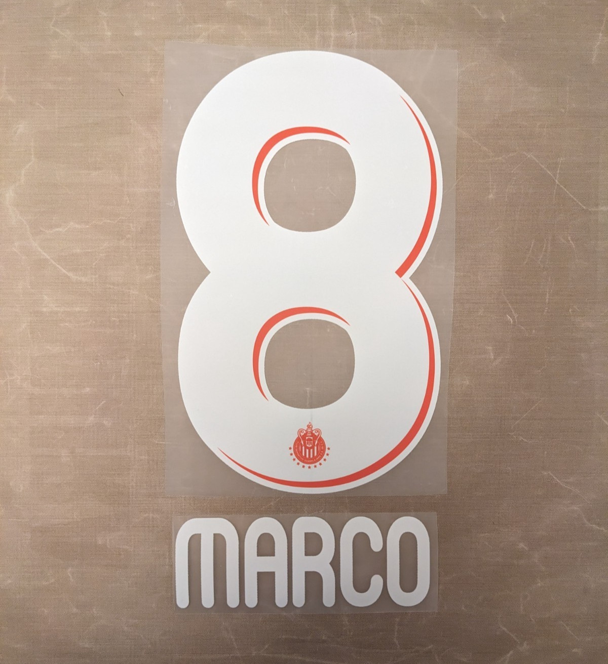 2024-25 MARCO CHIVAS Home Nameset Name Number Nombre Dorsal