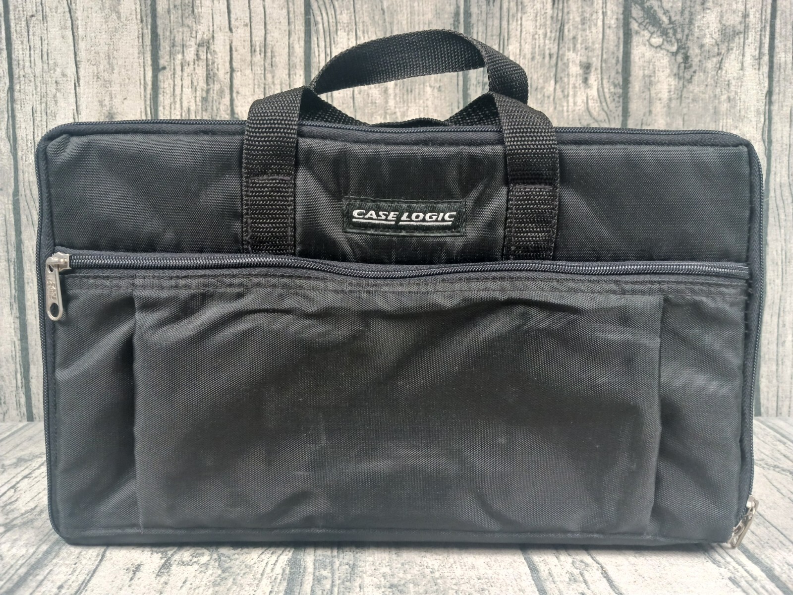 Vintage CASE LOGIC (30) Cassette Carry Case, Soft Side, Black - Pre-Owned, Good 