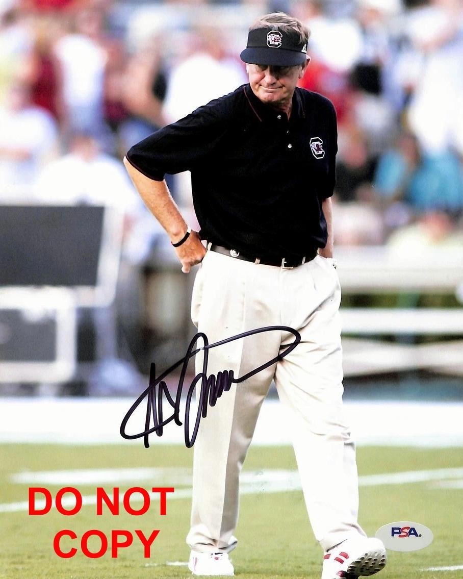 Steve Spurrier SOUTH CAROLINA Signed Autographed REPRINT 8x10 Photo RP 2