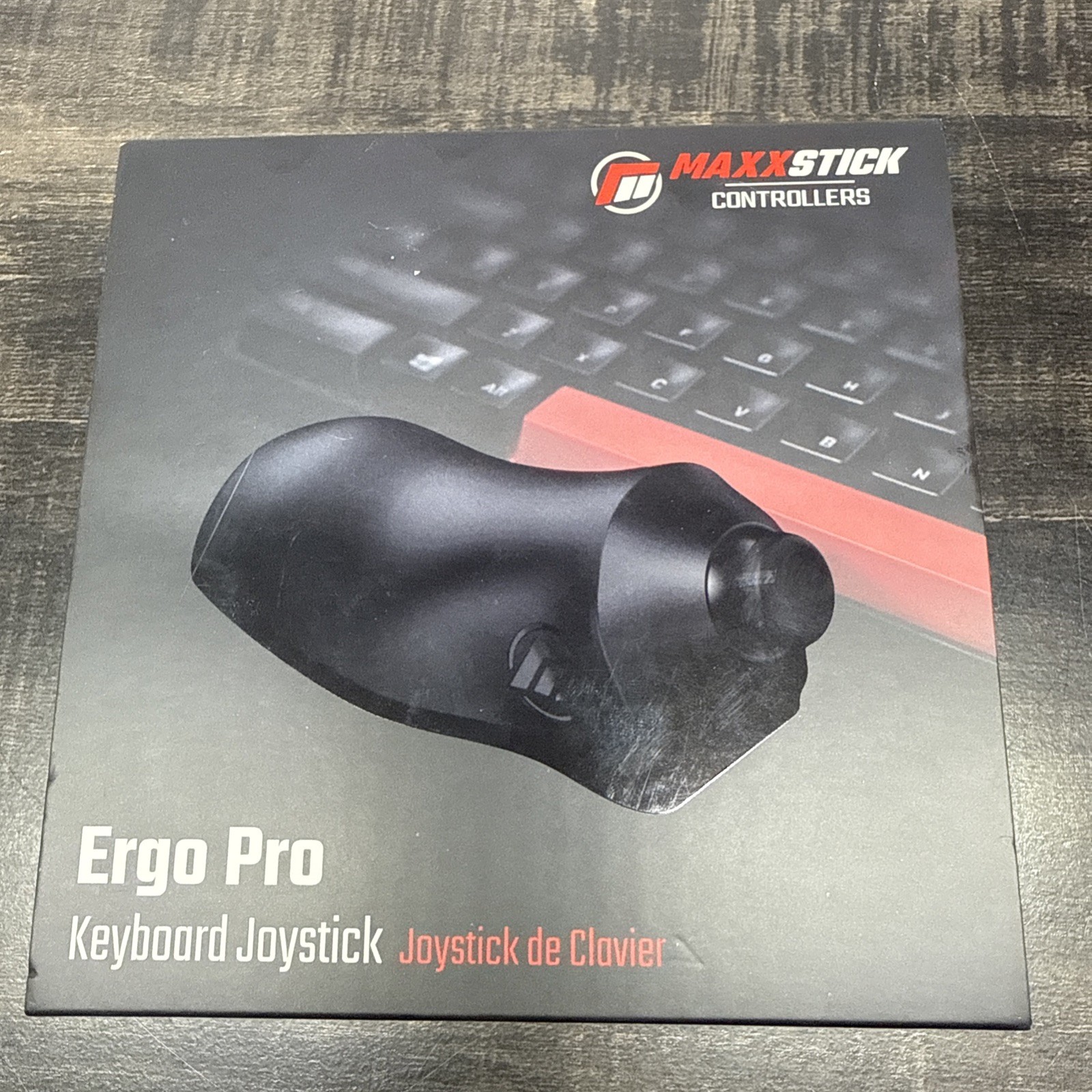 Maxx Stick Controllers- Ergo Pro Keyboard Joystick - Black NWT - Plug N Play