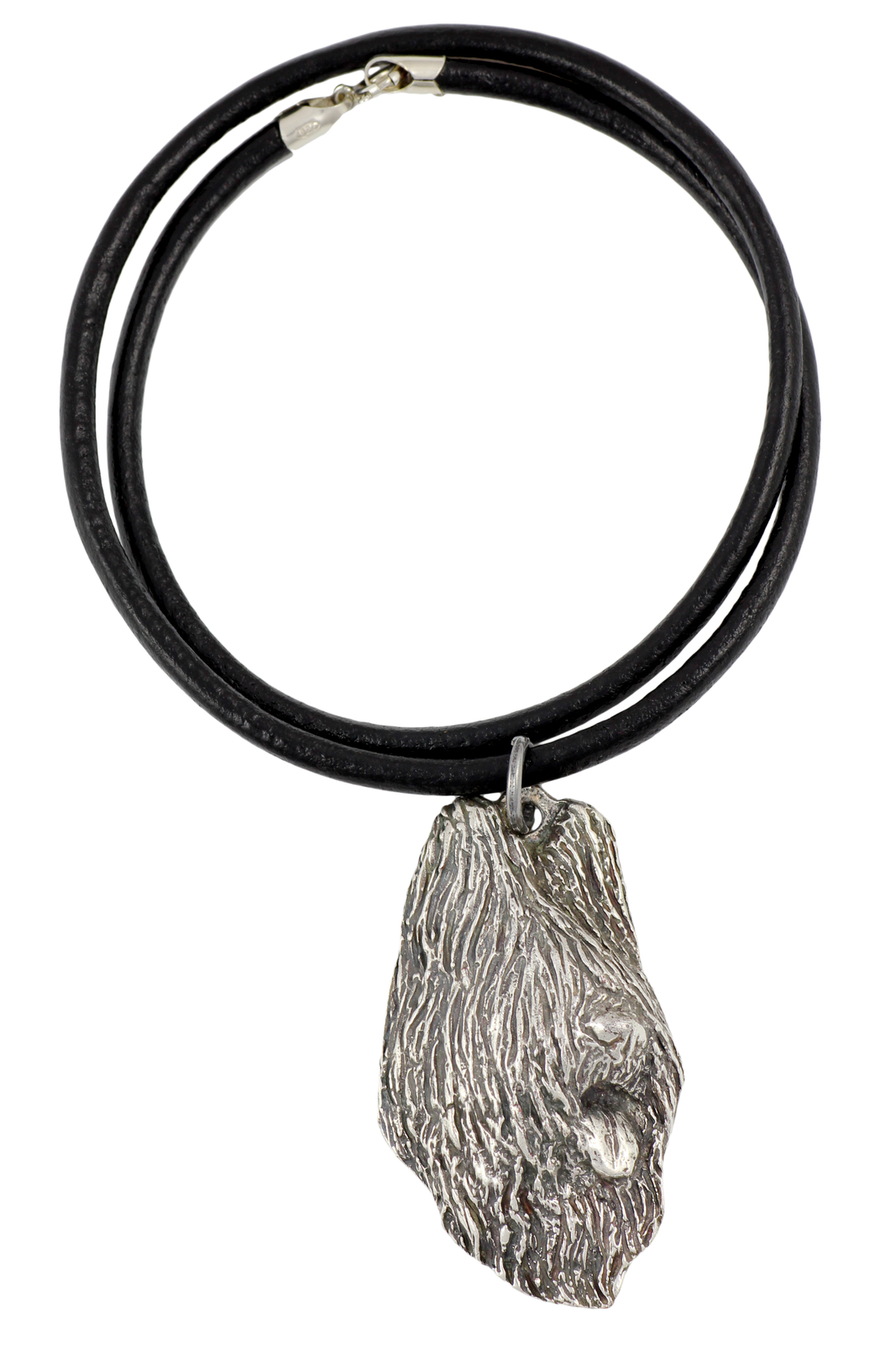 Briard, Berger de Brie I - Necklace With Dog, Silver-Plated Pendant for Hundefa