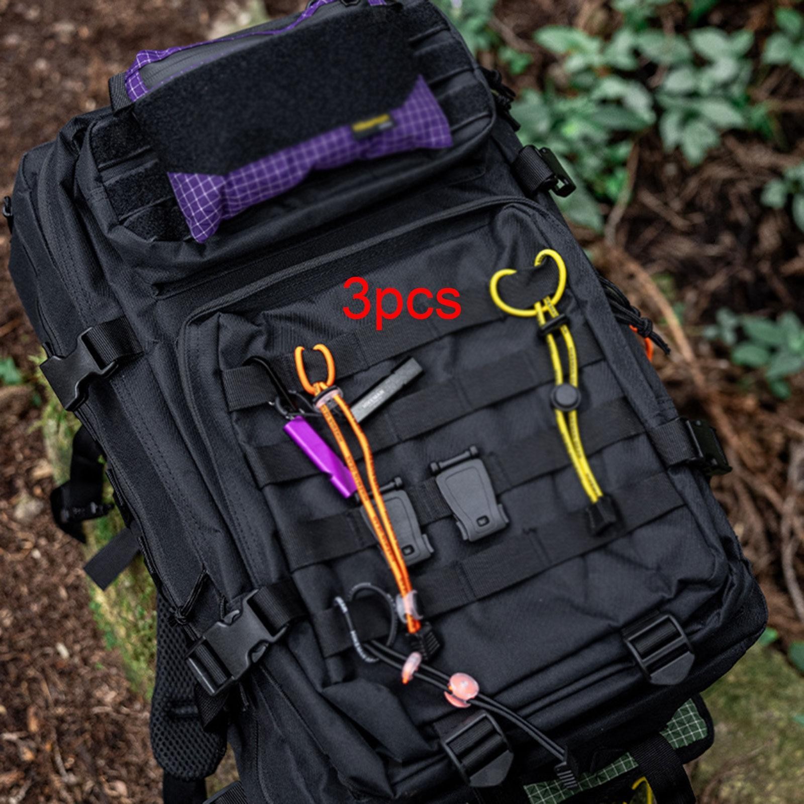 3Pcs Backpack Webbing Connecting Buckles Fastening Buckle Travelling Gear