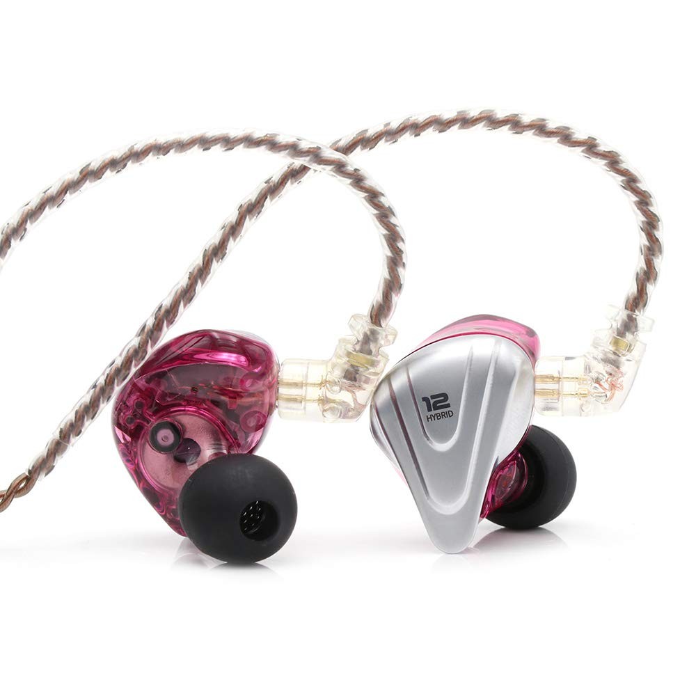 Linsoul KZ ZSX 5BA+1DD 6 Driver Hybrid In-Ear HiFi Earphones Zinc Alloy