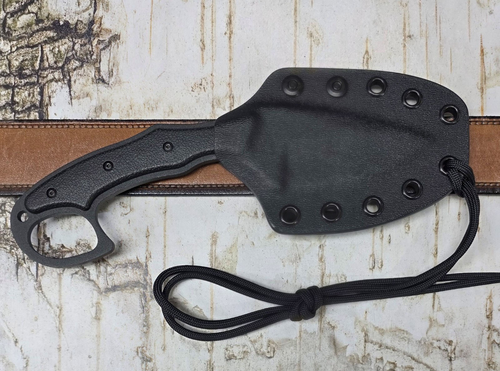 KYDEX SHEATH for KA-BAR 2491 POCKET STRIKE, SCOUT CARRY,  HAND MADE,  KAKY475