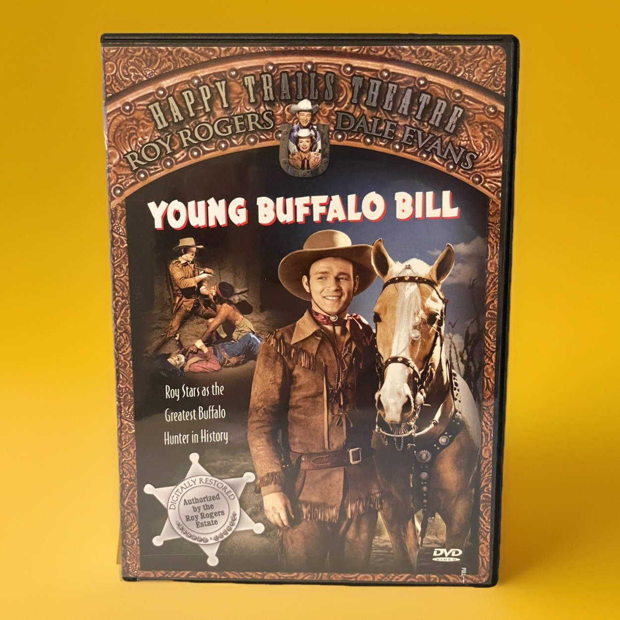 Young Buffalo Bill (DVD, 2003, Happy Trails Theatre) Roy Rogers & Dale Evans