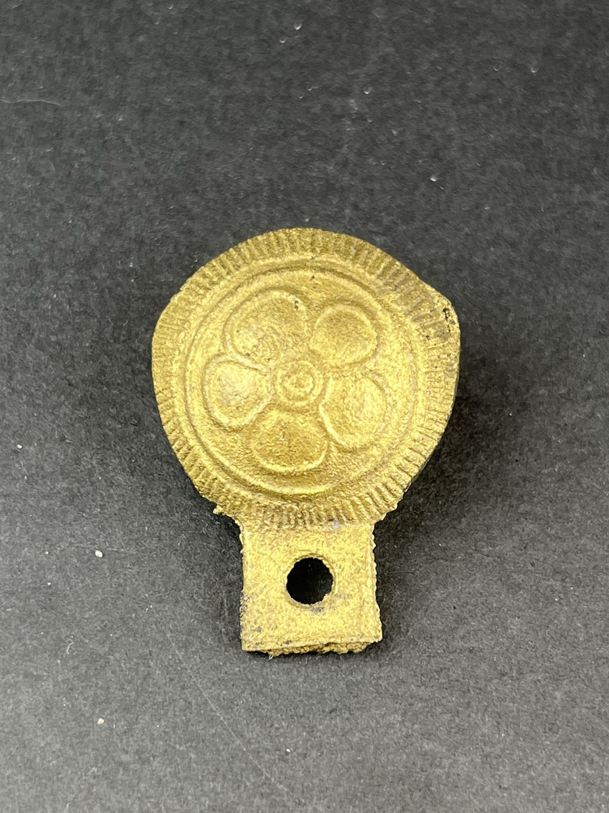 vintage brass bell Small Floral