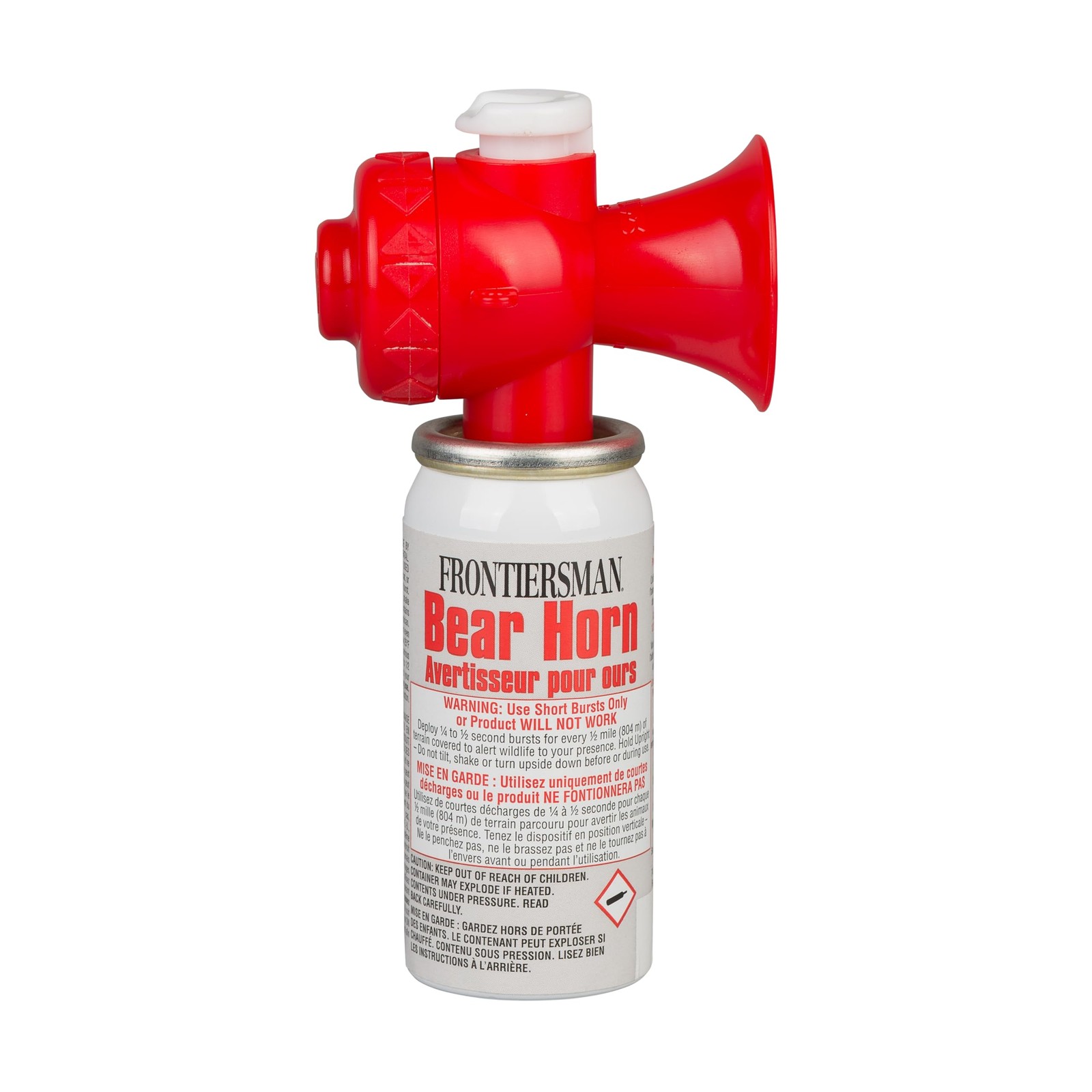 SABRE Frontiersman Bear Horn, 130dB Audible Up to 0.5 Miles, Horn 