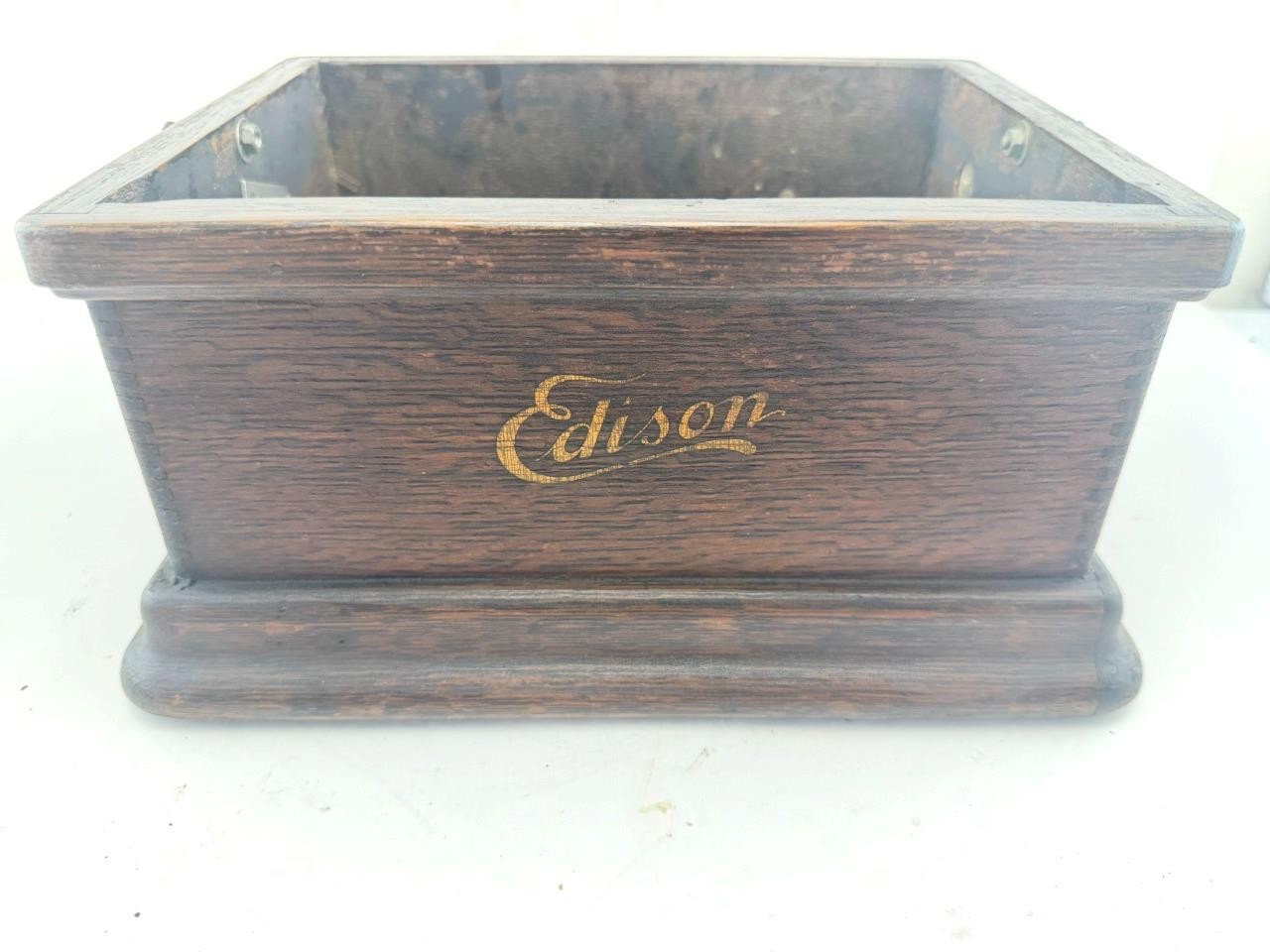 Case Bottom Edison w/Latches Fireside Phonograph, Any Model
