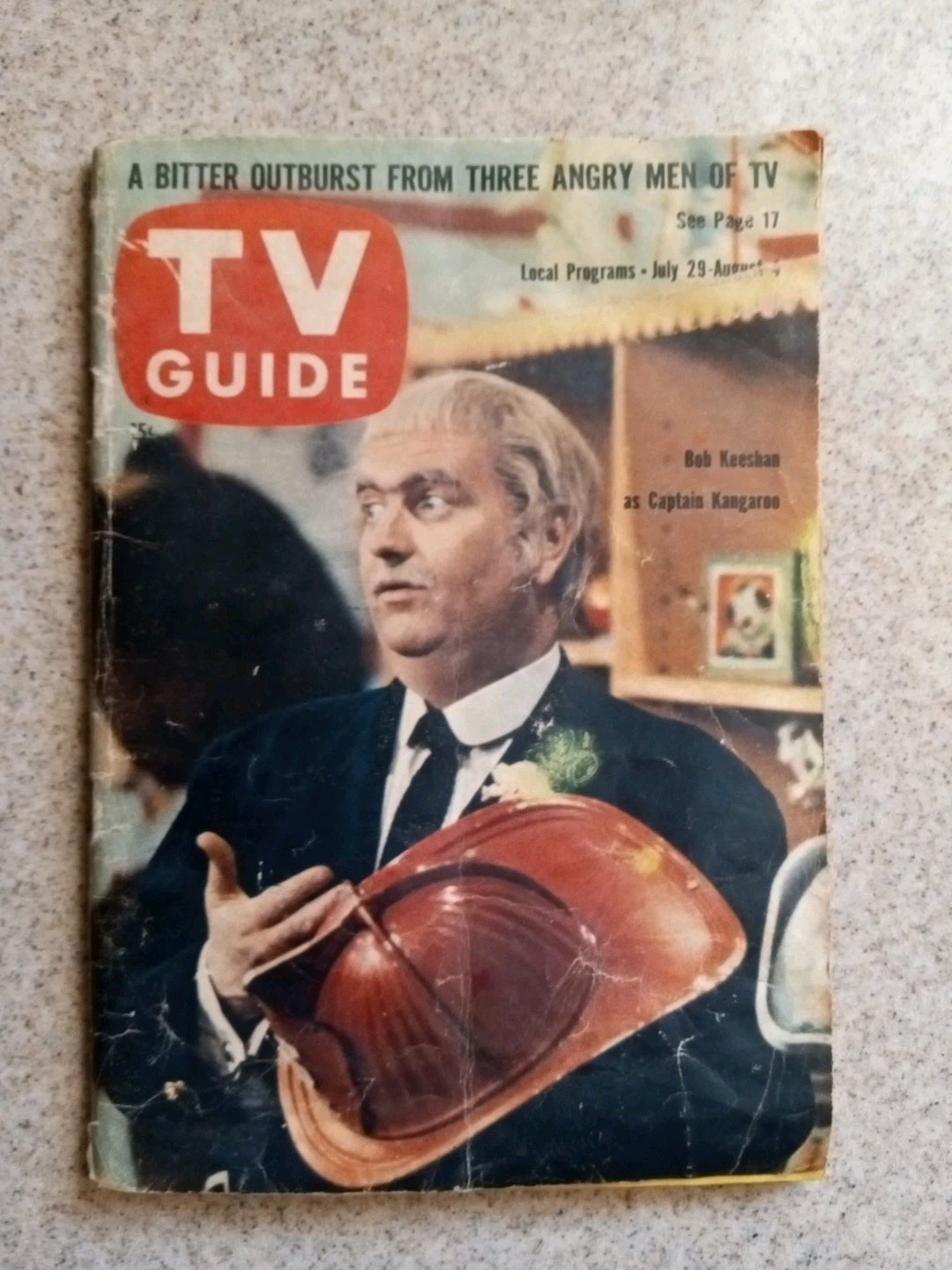 Bob Keeshan Captain Kangaroo TV Guide Rare Vintage July 1961 Kentucky Edition