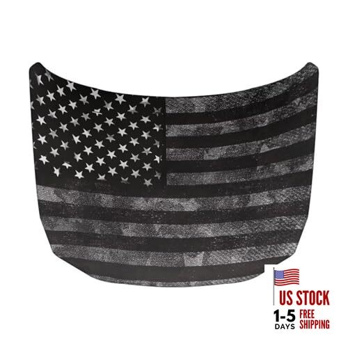 Car Hood Cover American Flag Design Car Hood Protector Gray American Flag