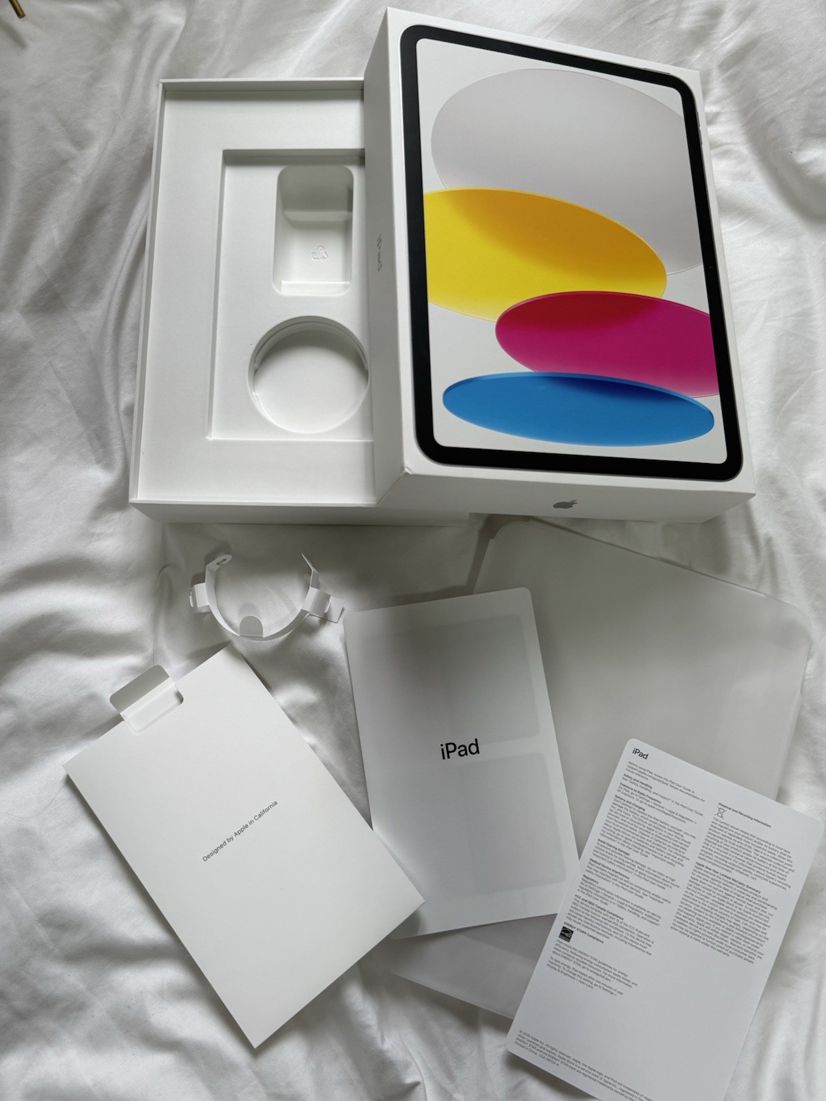 Apple iPad 256 GB A3355 (A16) Wifi + Cellular BOX ONLY Paperwork + Shopping bag