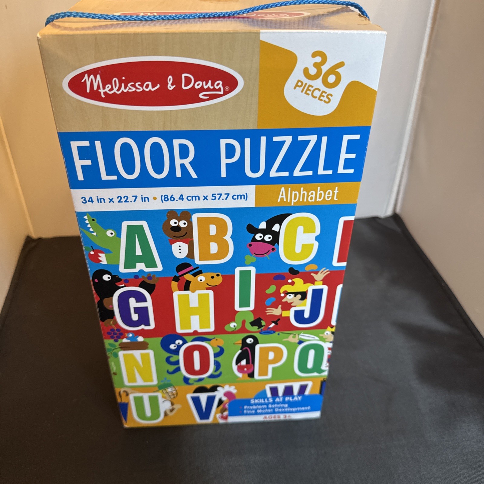 Melissa & Doug Alphabet Giant Cardboard Floor Puzzle (36 Pcs)