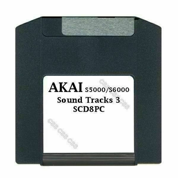 Akai S5000 / S6000 100MB Zip Disk Sound Tracks 3 SCD8PC