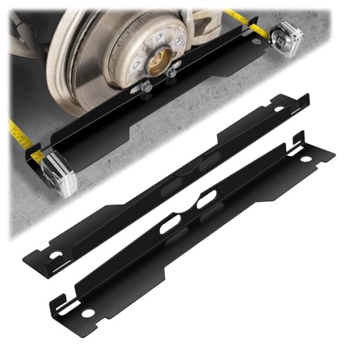 2 Pack Heavy Duty Wheel Alignment Tool Kit - Black Toe Alignment Tool Plates 