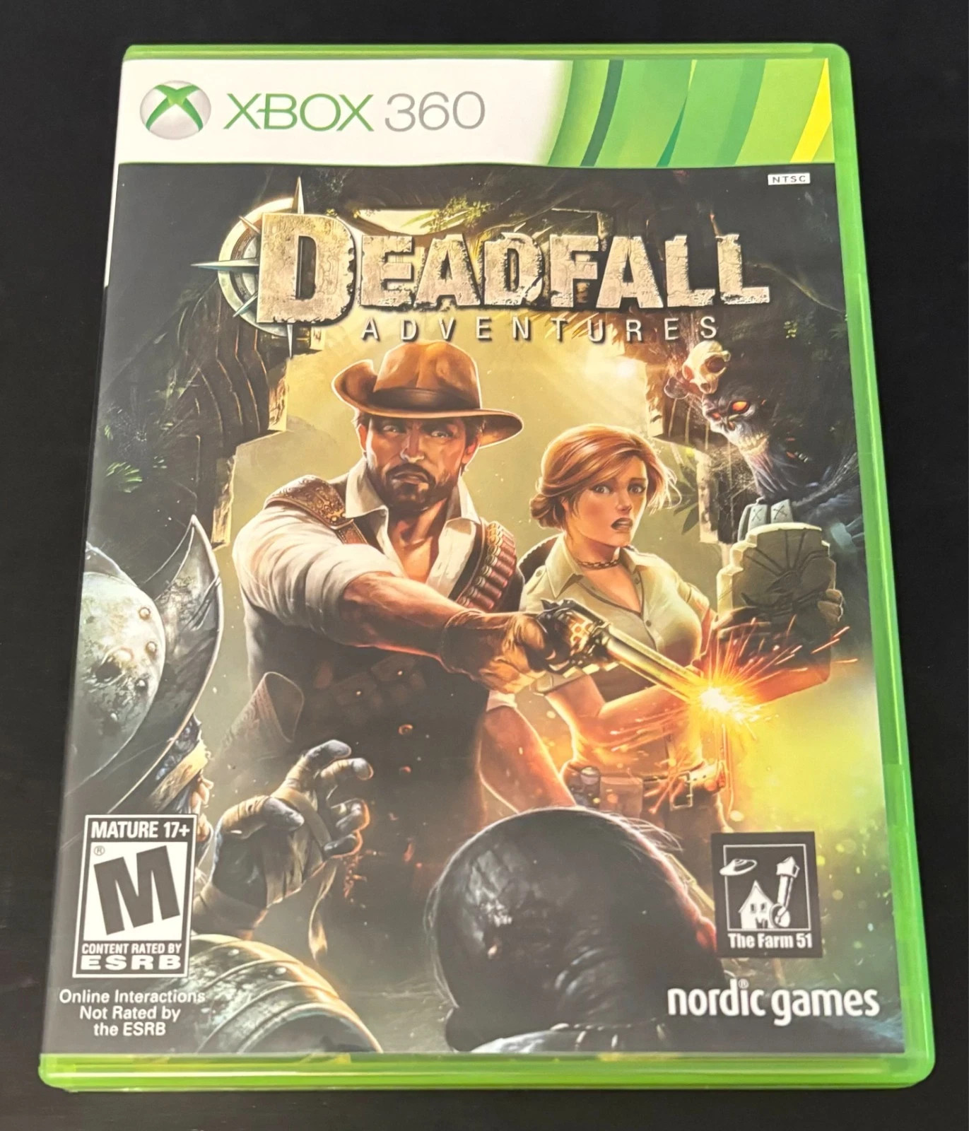 Deadfall Adventures (Microsoft Xbox 360, Authentic Replacement Case Only