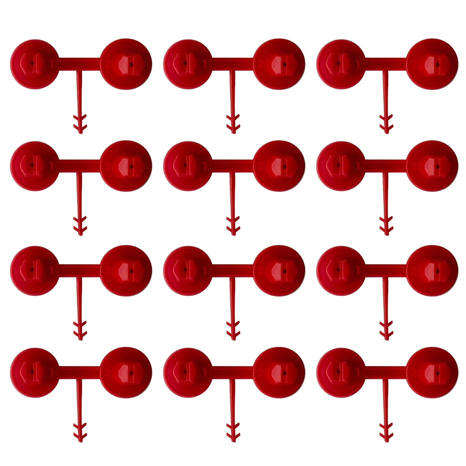 Spray Polyurethane Foam Gun Nozzles Precision for 12 Pack, Red Nozzle 