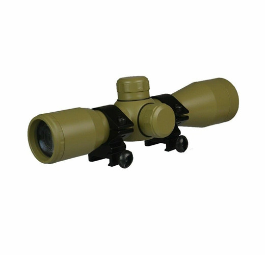 4 X 32 Mil-Dot Reticle Scope With Picatinny And Weaver Ring Bundle