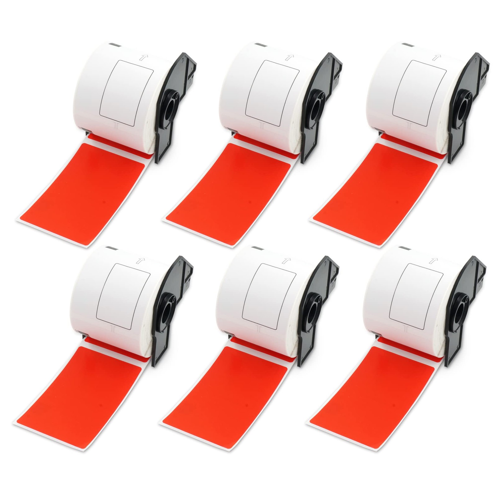 BETCKEY DK-1202 Labels for Brother QL Printers, 2.4"x3.9" Shipping/Name Badge