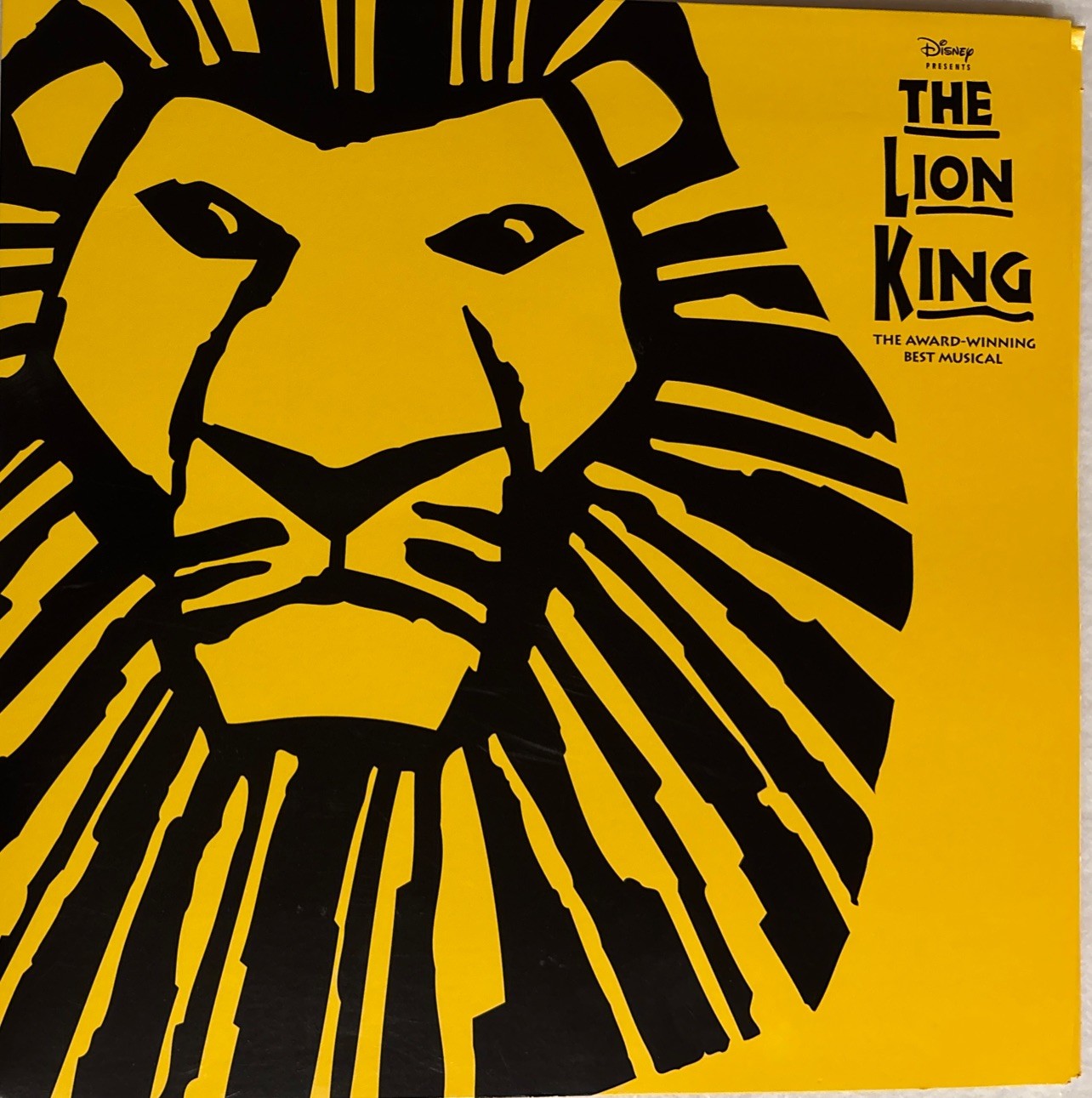 DISNEY PRESENTS THE LION KING MUSICAL SHOW PROGRAM WITH CD