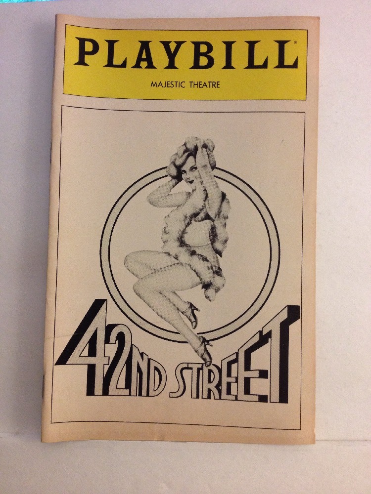 42nd Street at Majestic Theatre Playbill July 1981 Barbara Mandra