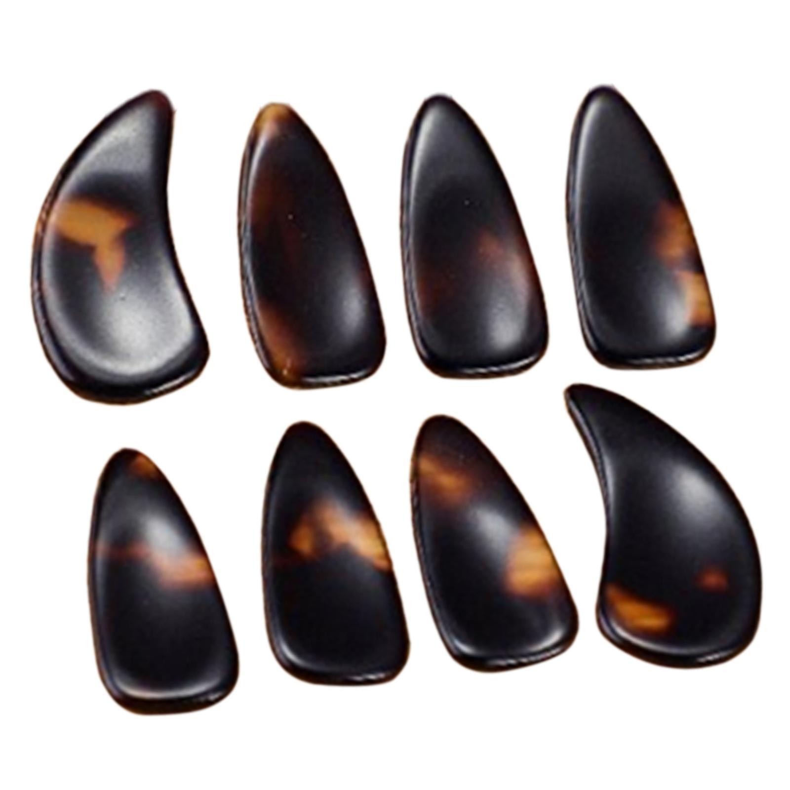 8Pcs Children Guzheng Finger Picks Guzheng Nail Covers Reusable Comfortable for