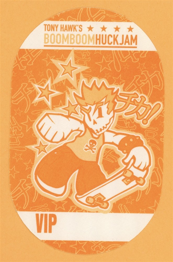 Tony Hawk 2002 Boom Boom Huck Jam VIP Backstage Pass 