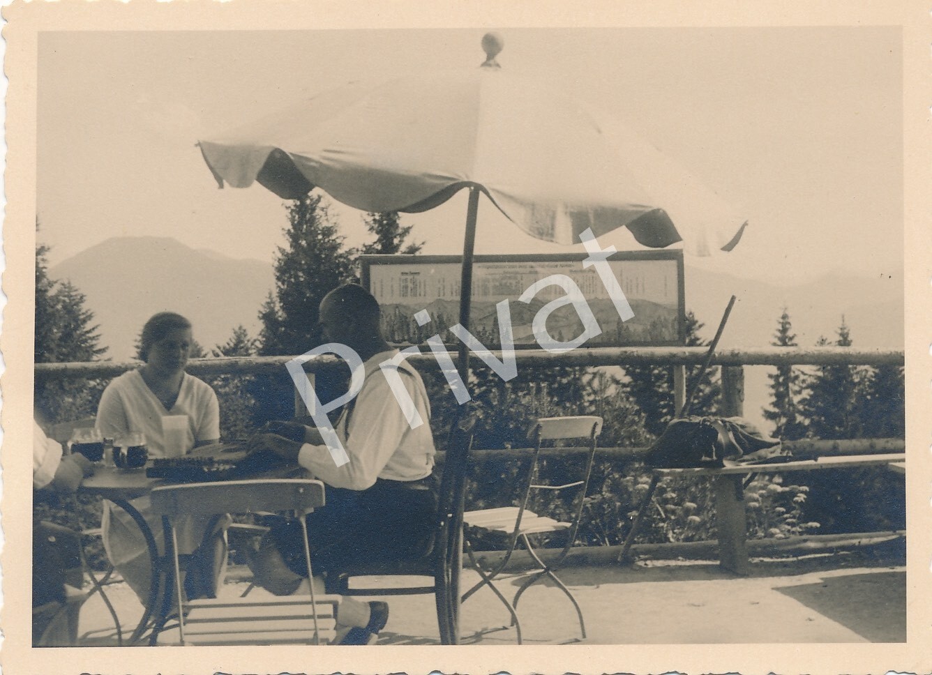 Photo excursion Tegernsee Bavaria foothills of the Alps Bräustüberl Hofbräu 1931 L1.71