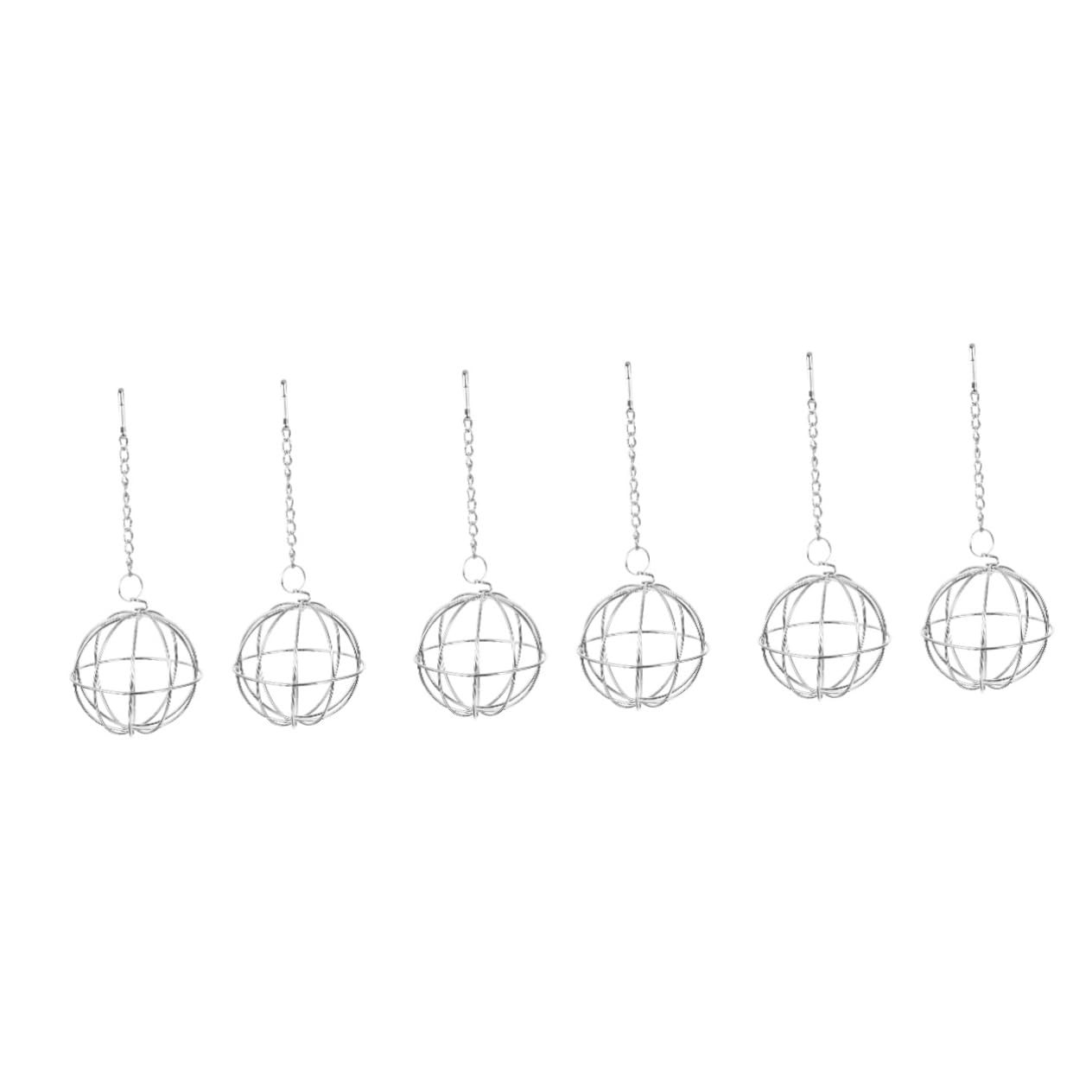 6 Pcs Hanging Feeder Ball for Hummingbirds & Outside Birds - Chicken Coop Feed T
